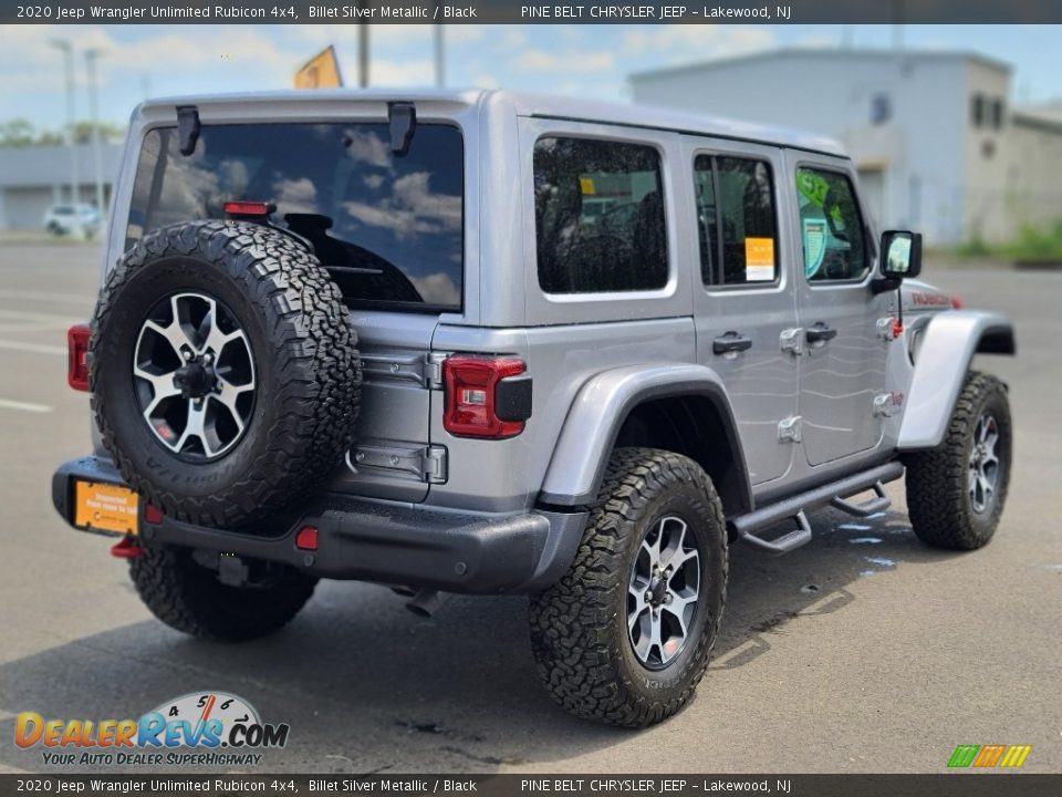 2020 Jeep Wrangler Unlimited Rubicon 4x4 Billet Silver Metallic / Black Photo #20