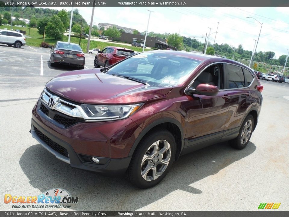 2019 Honda CR-V EX-L AWD Basque Red Pearl II / Gray Photo #6