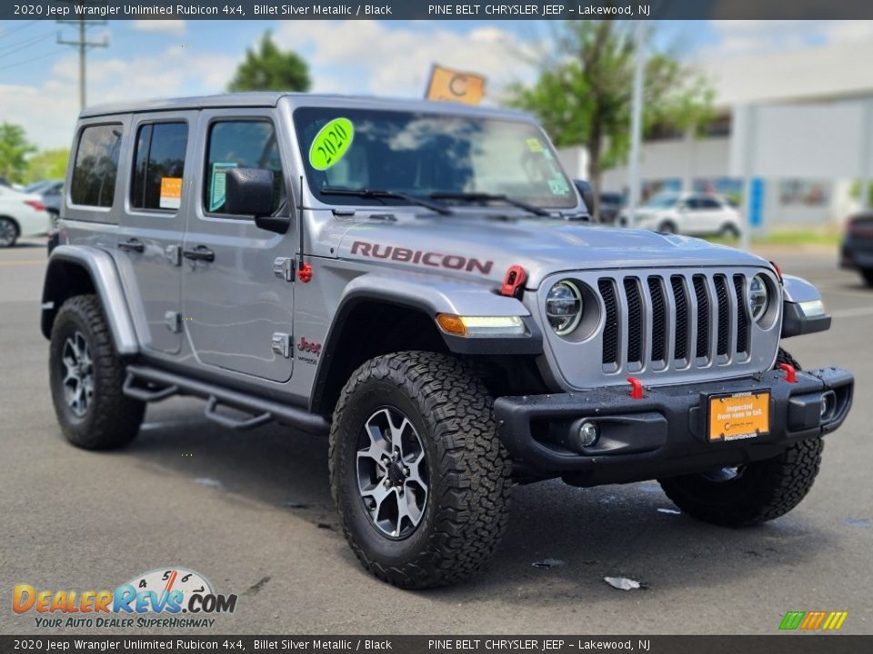 Front 3/4 View of 2020 Jeep Wrangler Unlimited Rubicon 4x4 Photo #22
