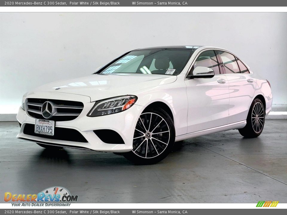 2020 Mercedes-Benz C 300 Sedan Polar White / Silk Beige/Black Photo #12