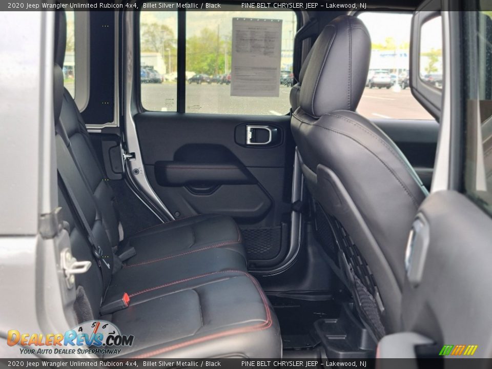 Rear Seat of 2020 Jeep Wrangler Unlimited Rubicon 4x4 Photo #28