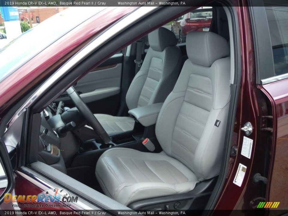 2019 Honda CR-V EX-L AWD Basque Red Pearl II / Gray Photo #14