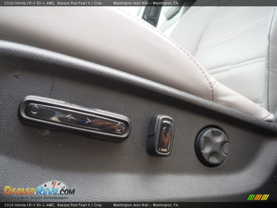 2019 Honda CR-V EX-L AWD Basque Red Pearl II / Gray Photo #15