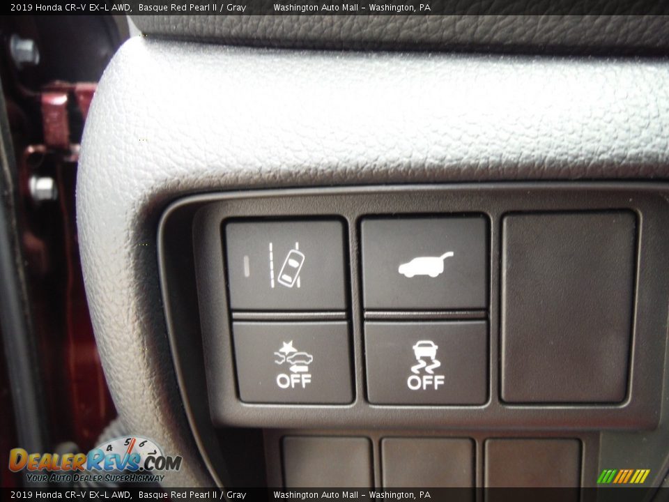 2019 Honda CR-V EX-L AWD Basque Red Pearl II / Gray Photo #16