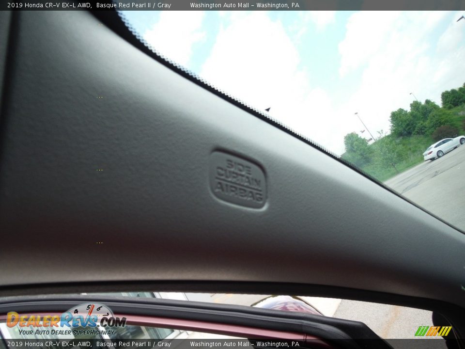 2019 Honda CR-V EX-L AWD Basque Red Pearl II / Gray Photo #17