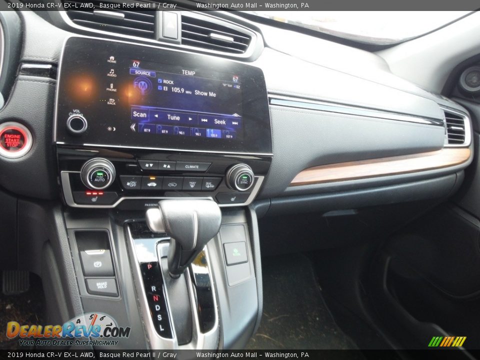 2019 Honda CR-V EX-L AWD Basque Red Pearl II / Gray Photo #18