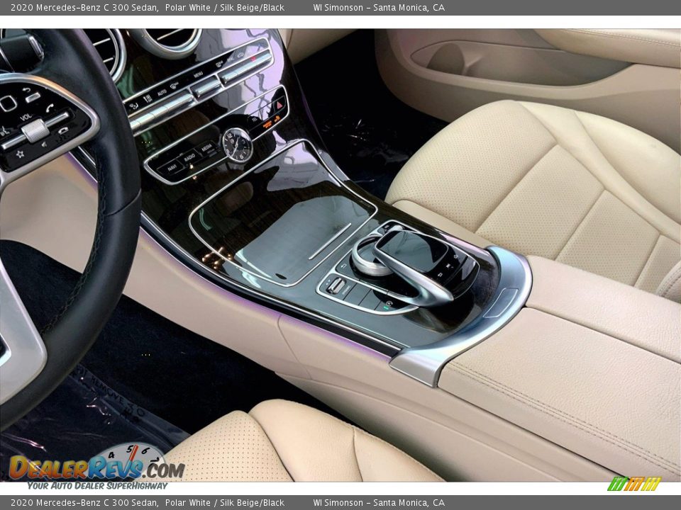 2020 Mercedes-Benz C 300 Sedan Polar White / Silk Beige/Black Photo #17
