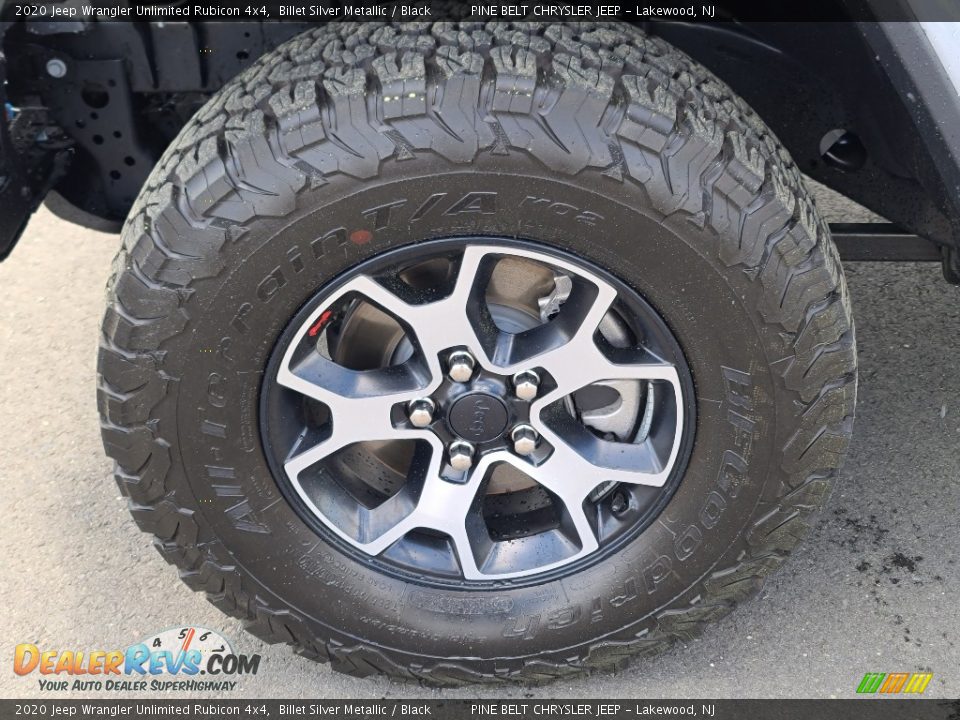 2020 Jeep Wrangler Unlimited Rubicon 4x4 Billet Silver Metallic / Black Photo #35