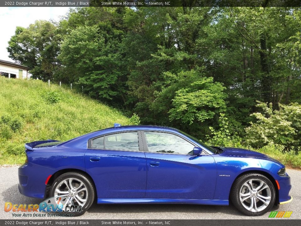 2022 Dodge Charger R/T Indigo Blue / Black Photo #5