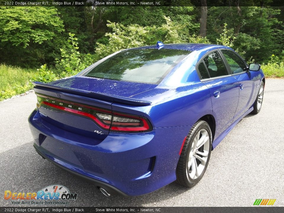 2022 Dodge Charger R/T Indigo Blue / Black Photo #6