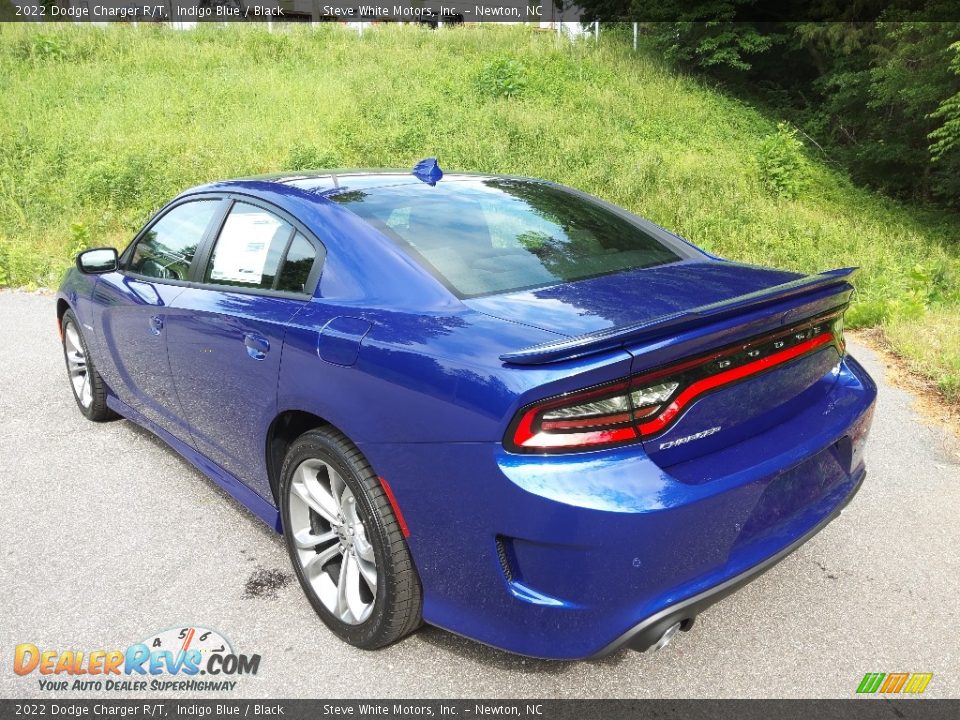 2022 Dodge Charger R/T Indigo Blue / Black Photo #8