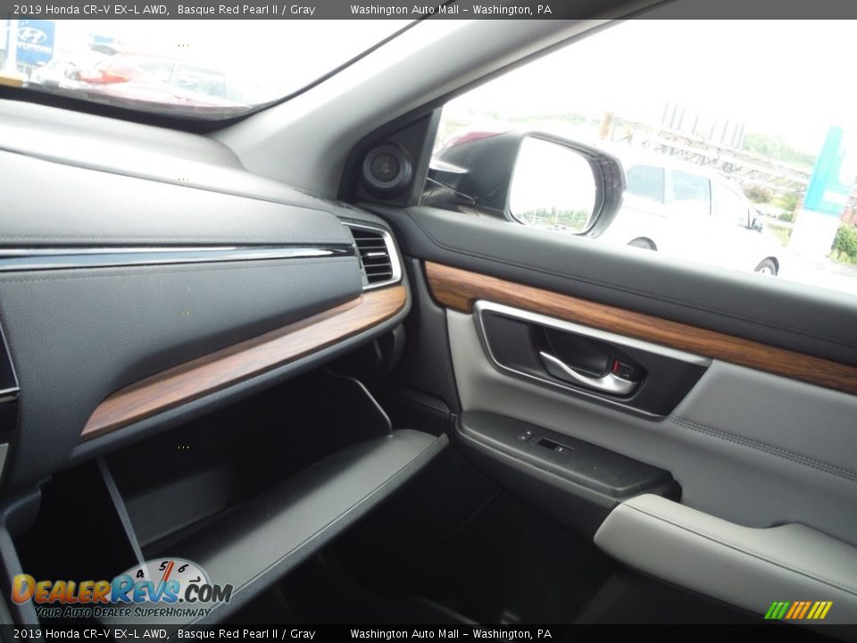 2019 Honda CR-V EX-L AWD Basque Red Pearl II / Gray Photo #26
