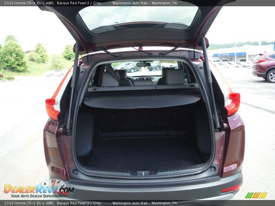 2019 Honda CR-V EX-L AWD Basque Red Pearl II / Gray Photo #28
