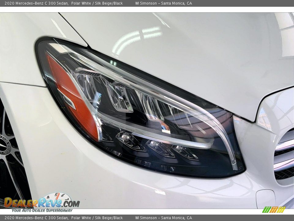 2020 Mercedes-Benz C 300 Sedan Polar White / Silk Beige/Black Photo #28