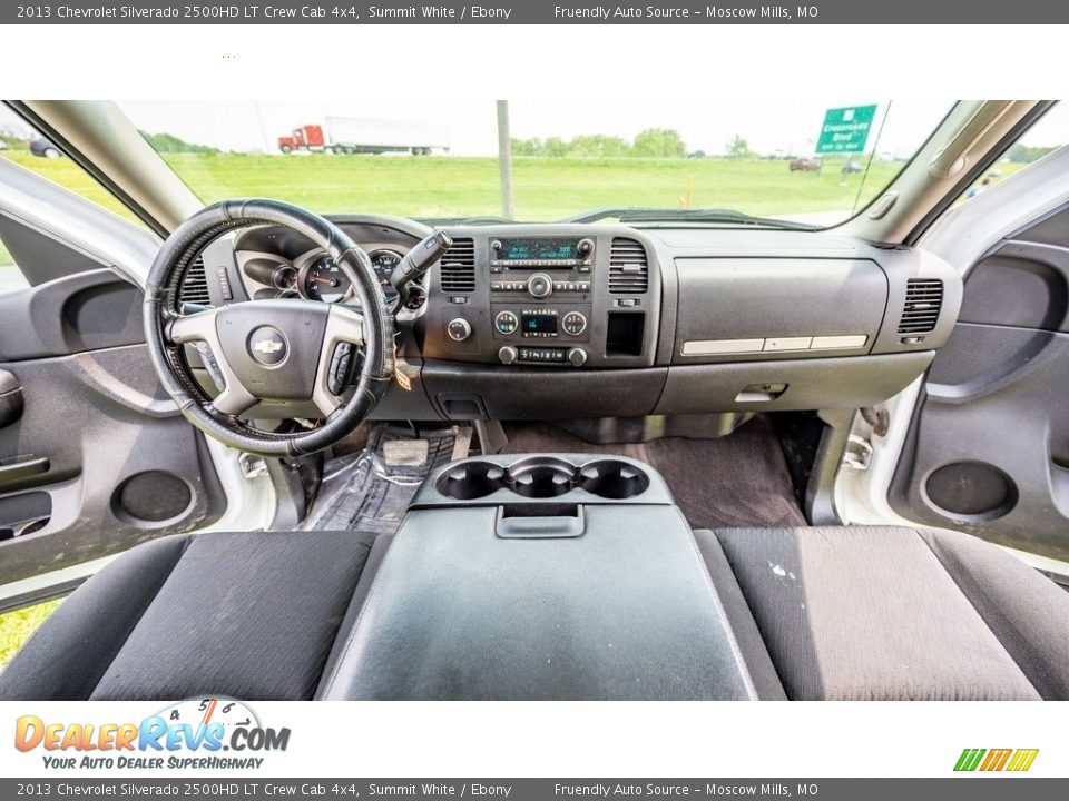 2013 Chevrolet Silverado 2500HD LT Crew Cab 4x4 Summit White / Ebony Photo #9