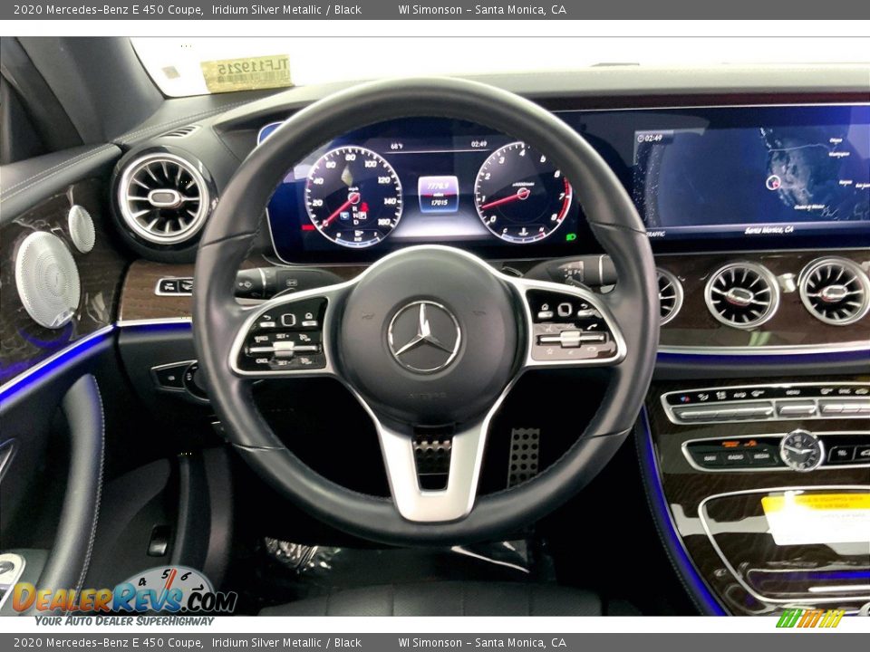 2020 Mercedes-Benz E 450 Coupe Iridium Silver Metallic / Black Photo #4