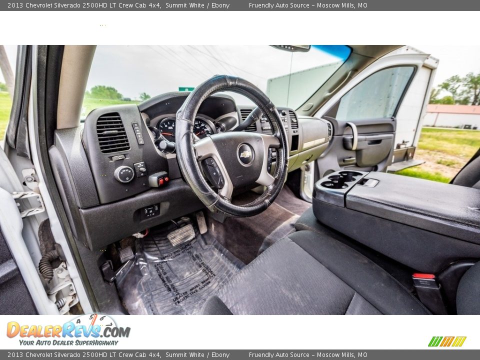 2013 Chevrolet Silverado 2500HD LT Crew Cab 4x4 Summit White / Ebony Photo #17