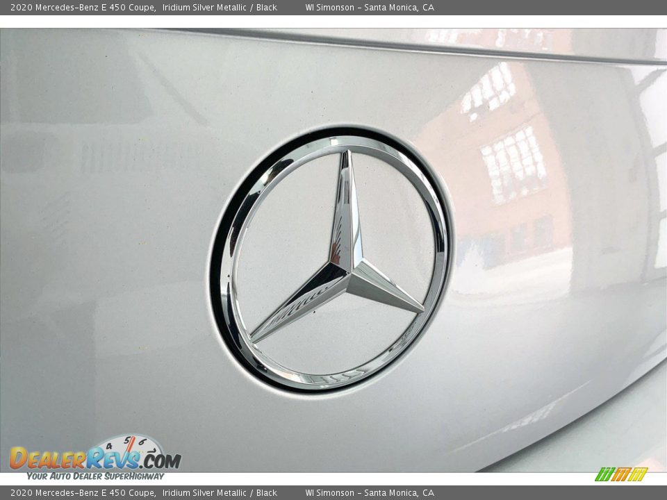 2020 Mercedes-Benz E 450 Coupe Iridium Silver Metallic / Black Photo #7
