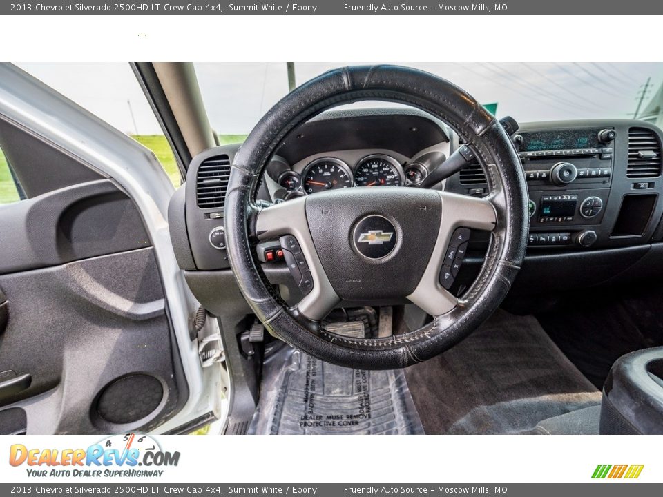 2013 Chevrolet Silverado 2500HD LT Crew Cab 4x4 Summit White / Ebony Photo #18