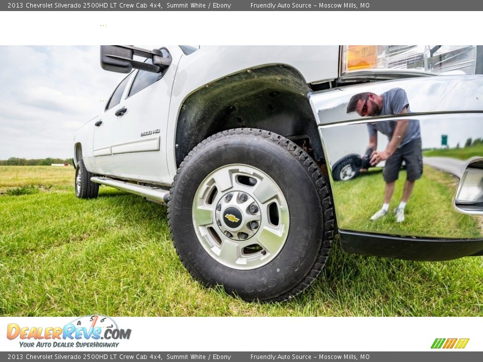 2013 Chevrolet Silverado 2500HD LT Crew Cab 4x4 Summit White / Ebony Photo #20