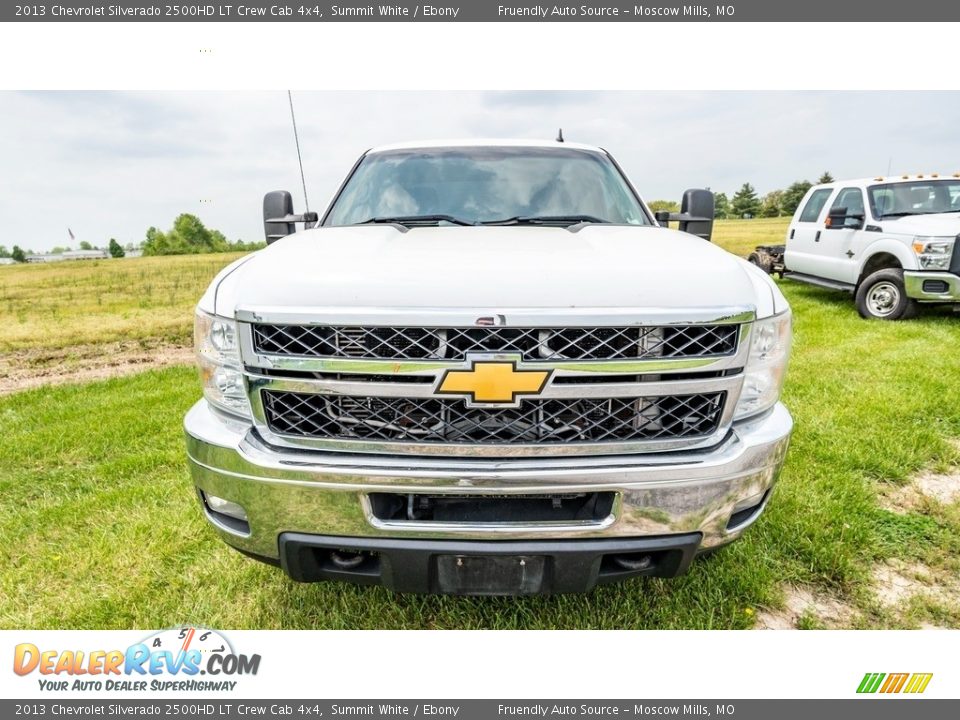 2013 Chevrolet Silverado 2500HD LT Crew Cab 4x4 Summit White / Ebony Photo #21