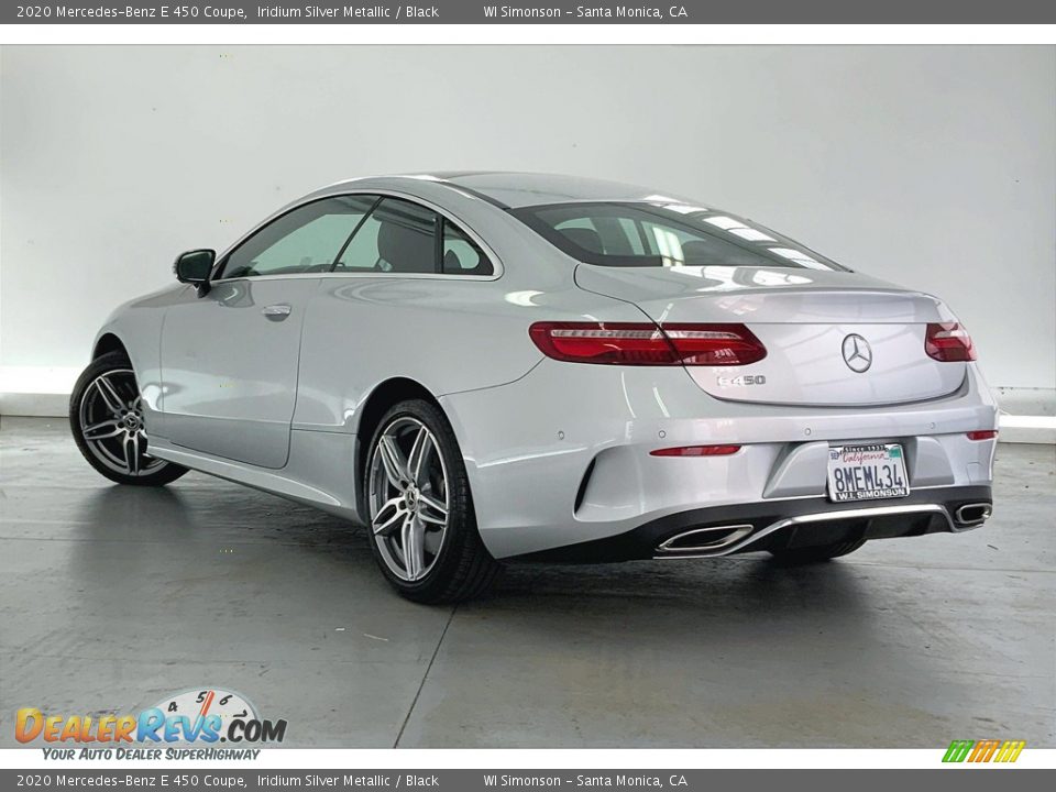 2020 Mercedes-Benz E 450 Coupe Iridium Silver Metallic / Black Photo #10