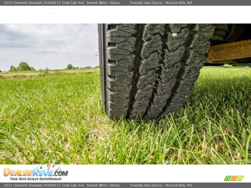 2013 Chevrolet Silverado 2500HD LT Crew Cab 4x4 Summit White / Ebony Photo #22