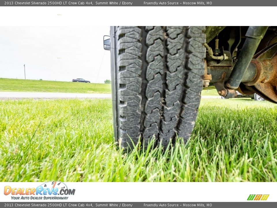 2013 Chevrolet Silverado 2500HD LT Crew Cab 4x4 Summit White / Ebony Photo #24