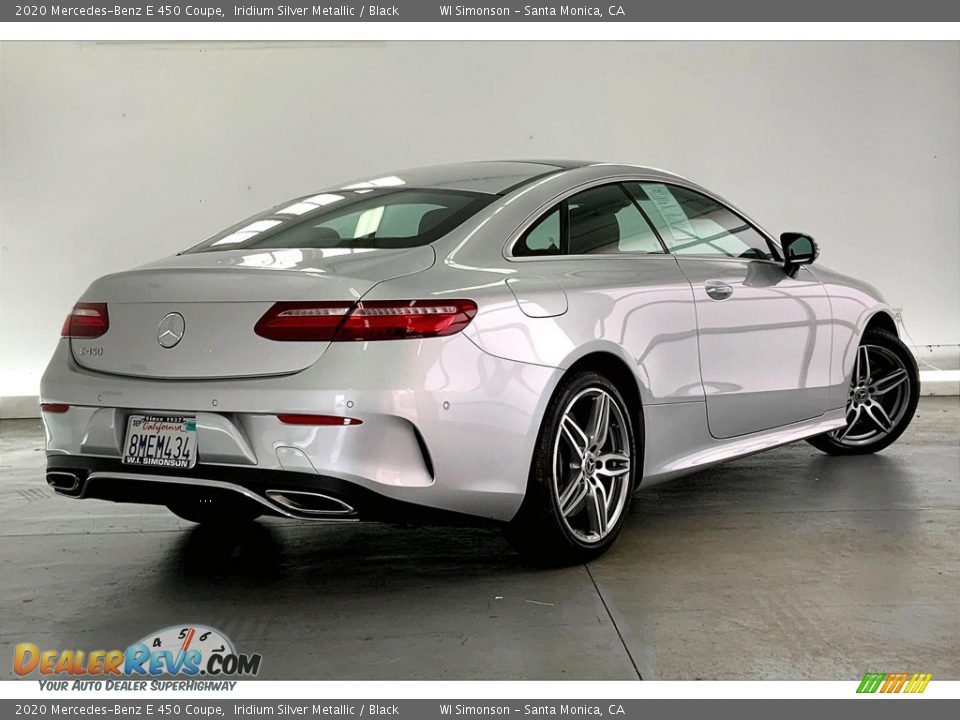 2020 Mercedes-Benz E 450 Coupe Iridium Silver Metallic / Black Photo #13