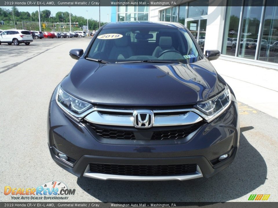 2019 Honda CR-V EX-L AWD Gunmetal Metallic / Gray Photo #5