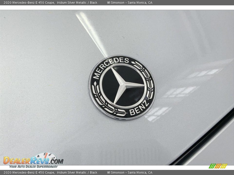 2020 Mercedes-Benz E 450 Coupe Iridium Silver Metallic / Black Photo #30