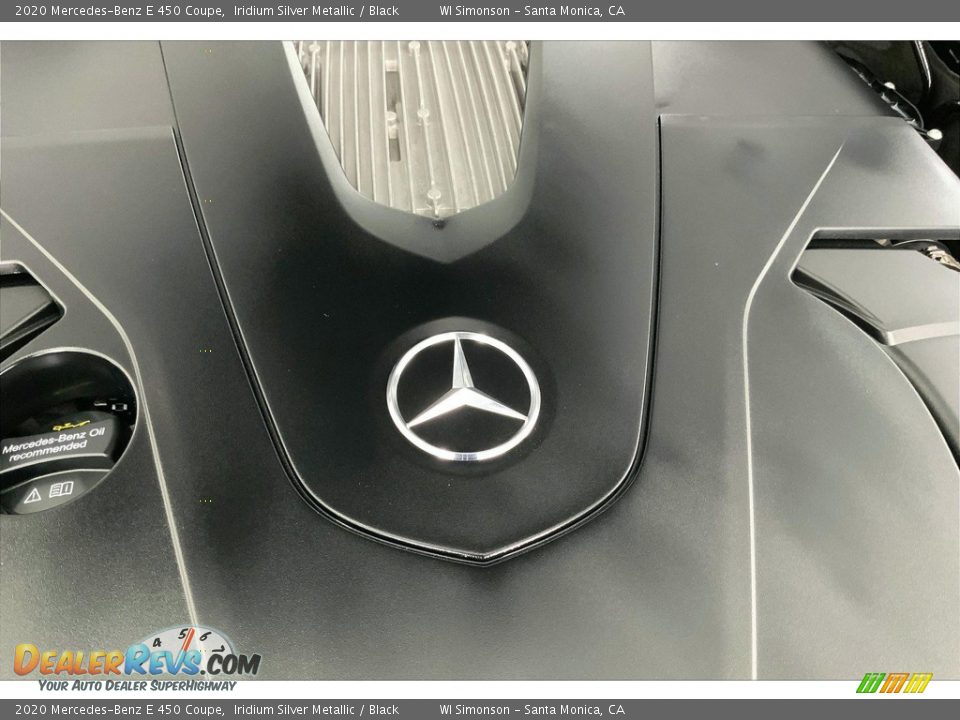 2020 Mercedes-Benz E 450 Coupe Iridium Silver Metallic / Black Photo #32
