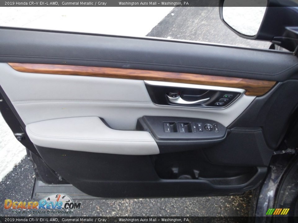 2019 Honda CR-V EX-L AWD Gunmetal Metallic / Gray Photo #13