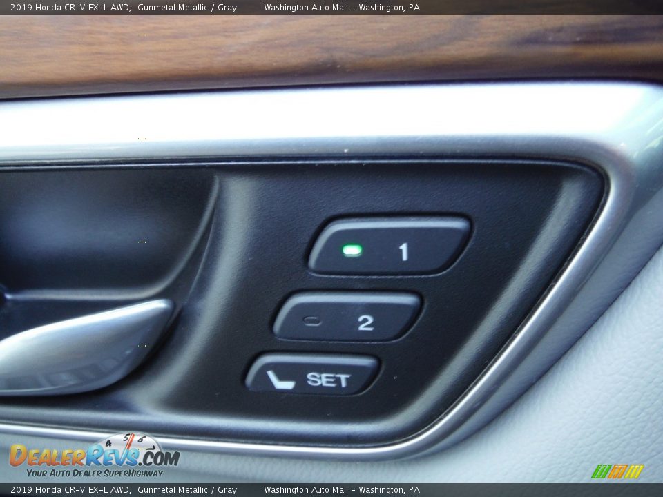 2019 Honda CR-V EX-L AWD Gunmetal Metallic / Gray Photo #14