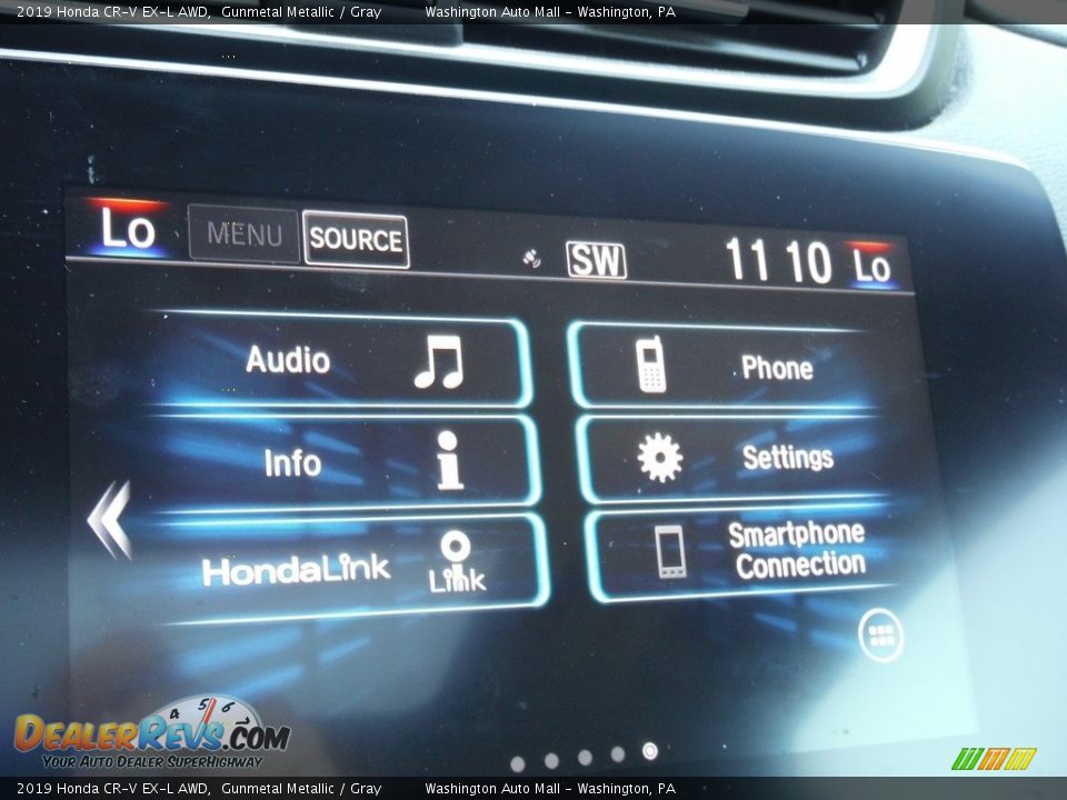 2019 Honda CR-V EX-L AWD Gunmetal Metallic / Gray Photo #19