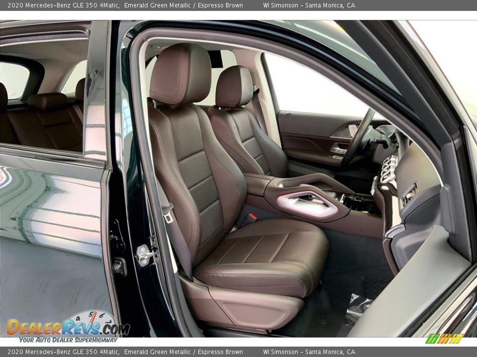 Espresso Brown Interior - 2020 Mercedes-Benz GLE 350 4Matic Photo #6