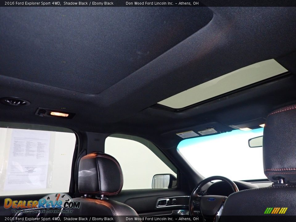 2016 Ford Explorer Sport 4WD Shadow Black / Ebony Black Photo #2