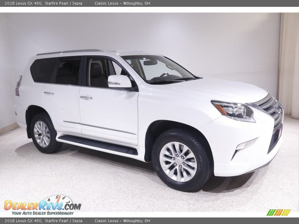 2018 Lexus GX 460 Starfire Pearl / Sepia Photo #1