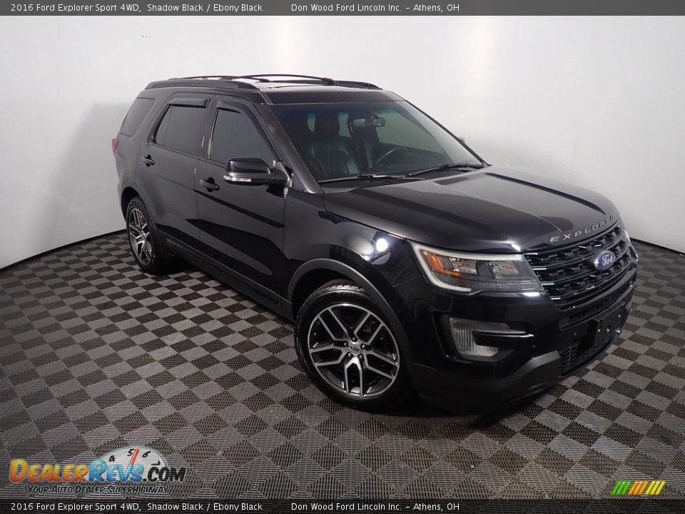 2016 Ford Explorer Sport 4WD Shadow Black / Ebony Black Photo #5