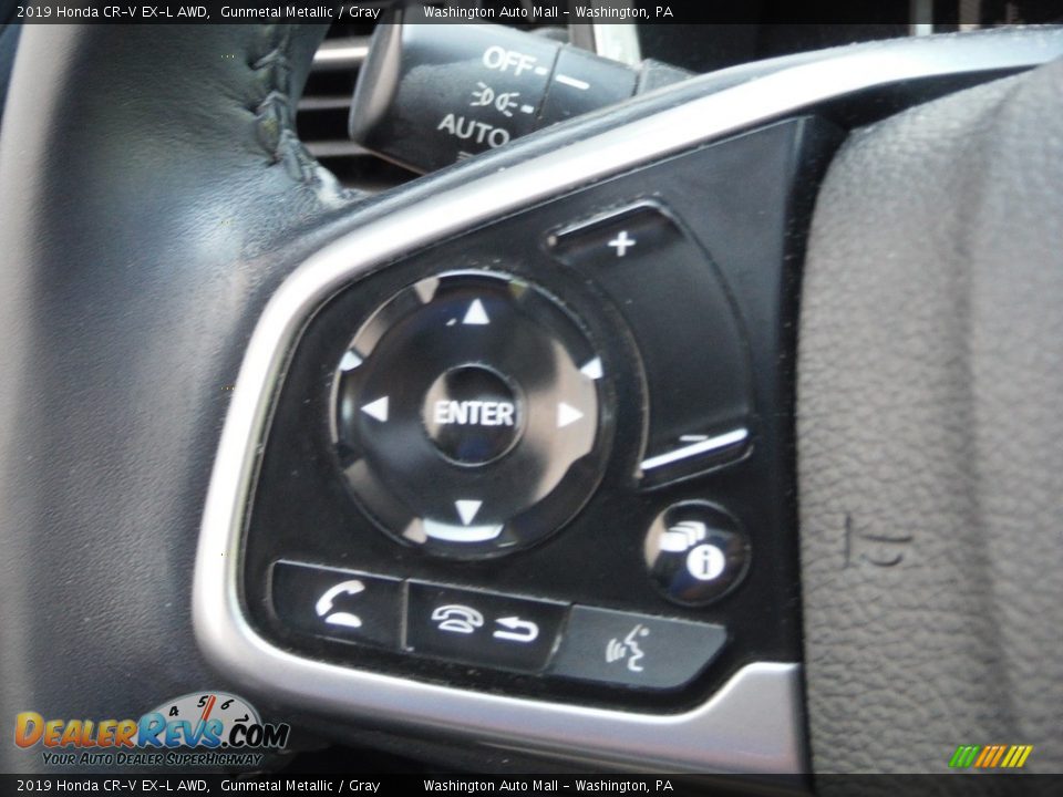 2019 Honda CR-V EX-L AWD Gunmetal Metallic / Gray Photo #23