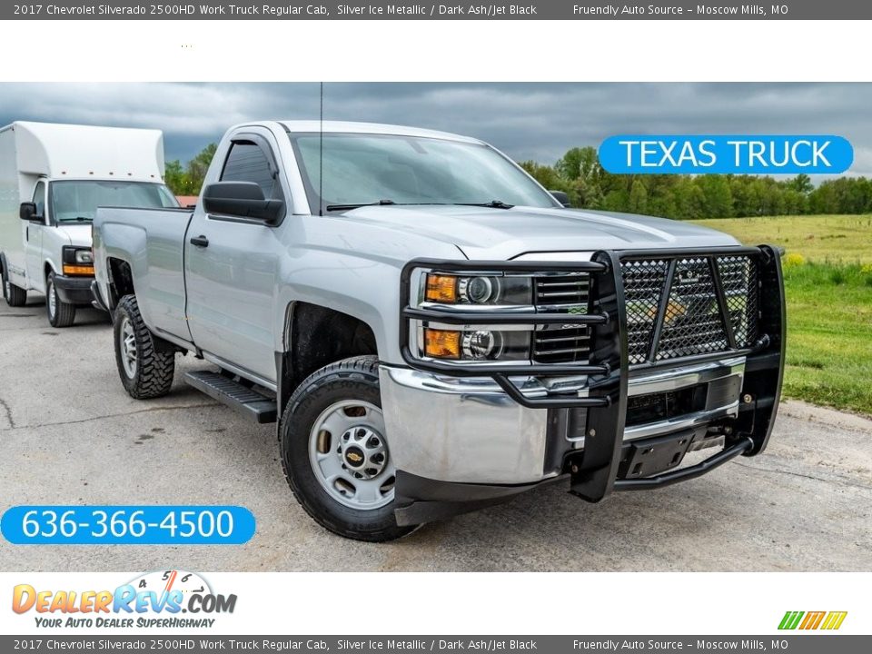 2017 Chevrolet Silverado 2500HD Work Truck Regular Cab Silver Ice Metallic / Dark Ash/Jet Black Photo #1