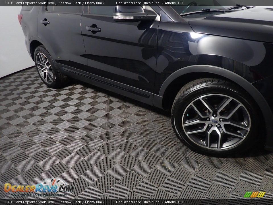 2016 Ford Explorer Sport 4WD Shadow Black / Ebony Black Photo #6