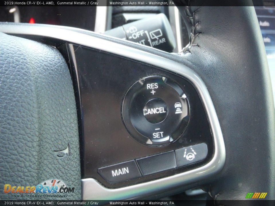 2019 Honda CR-V EX-L AWD Gunmetal Metallic / Gray Photo #24