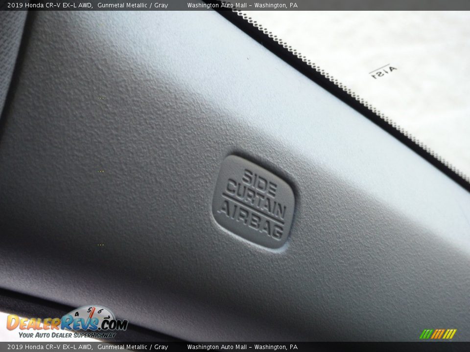 2019 Honda CR-V EX-L AWD Gunmetal Metallic / Gray Photo #25