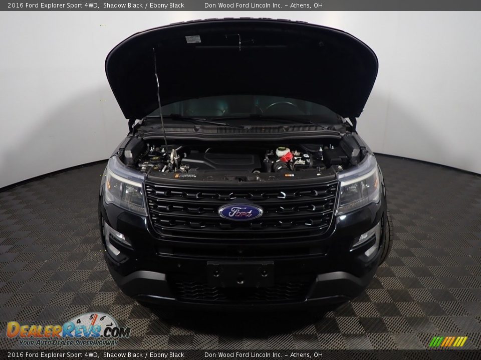 2016 Ford Explorer Sport 4WD Shadow Black / Ebony Black Photo #8