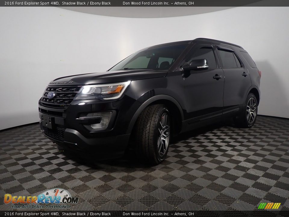 2016 Ford Explorer Sport 4WD Shadow Black / Ebony Black Photo #10
