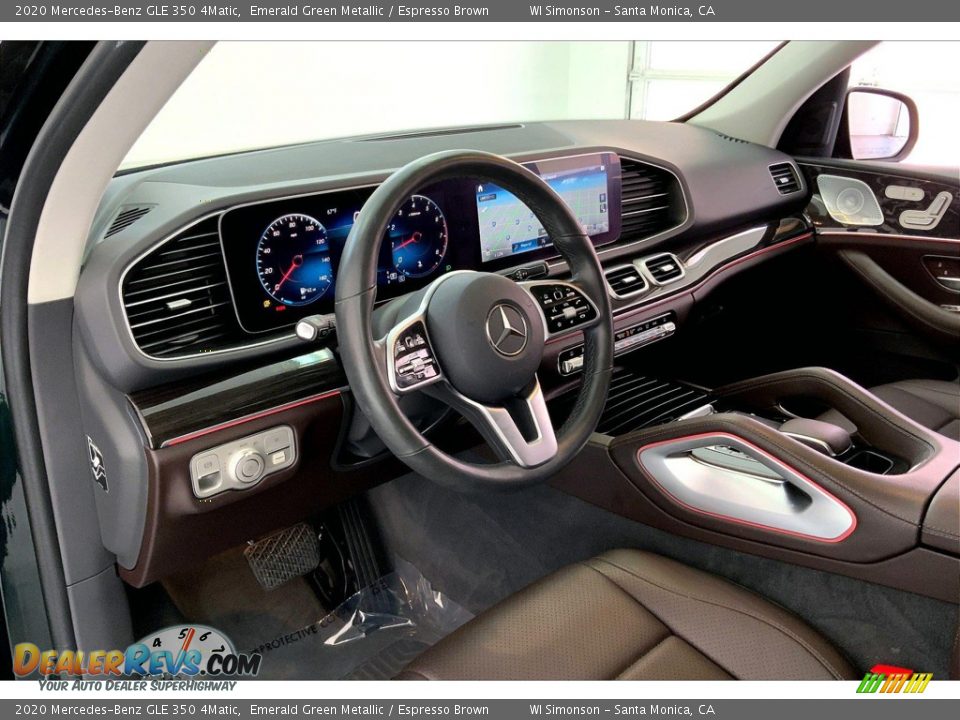 2020 Mercedes-Benz GLE 350 4Matic Emerald Green Metallic / Espresso Brown Photo #14