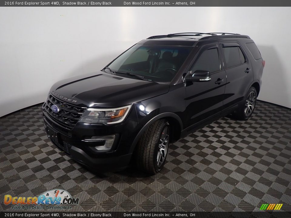 2016 Ford Explorer Sport 4WD Shadow Black / Ebony Black Photo #11