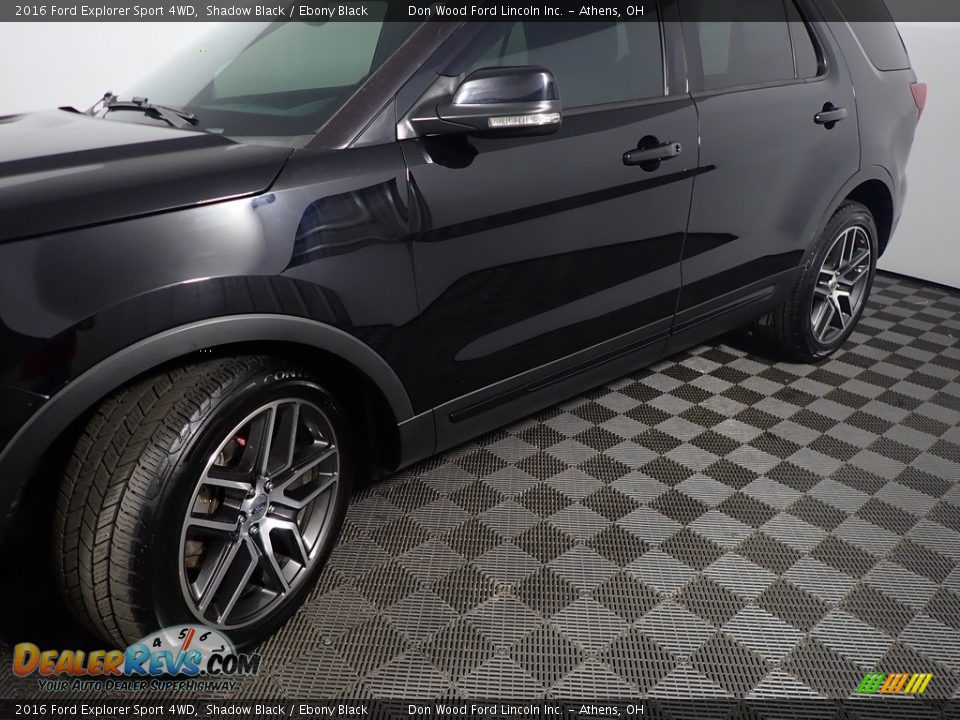 2016 Ford Explorer Sport 4WD Shadow Black / Ebony Black Photo #12