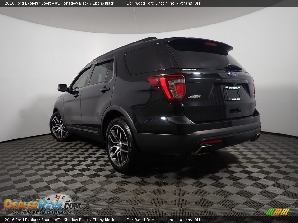 2016 Ford Explorer Sport 4WD Shadow Black / Ebony Black Photo #13